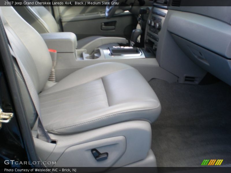 Black / Medium Slate Gray 2007 Jeep Grand Cherokee Laredo 4x4