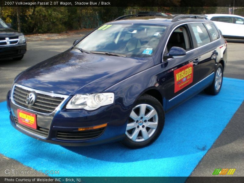 Shadow Blue / Black 2007 Volkswagen Passat 2.0T Wagon