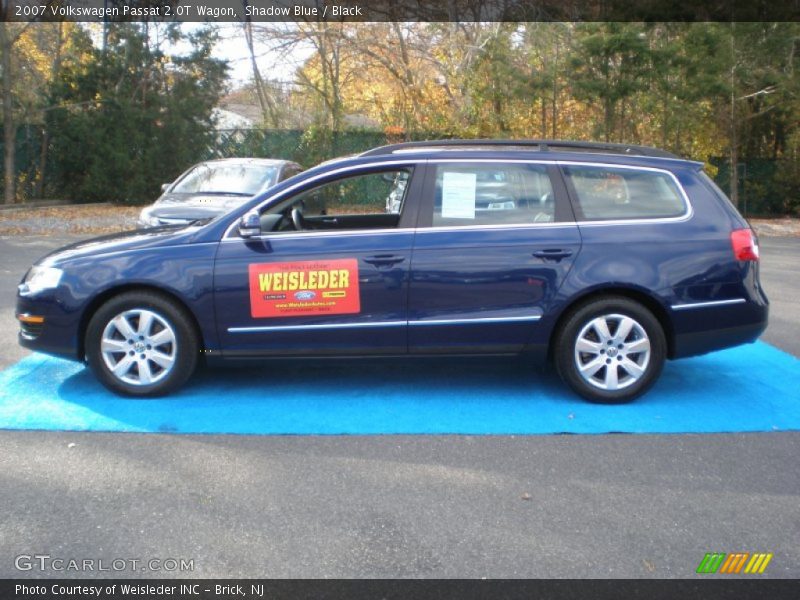 Shadow Blue / Black 2007 Volkswagen Passat 2.0T Wagon