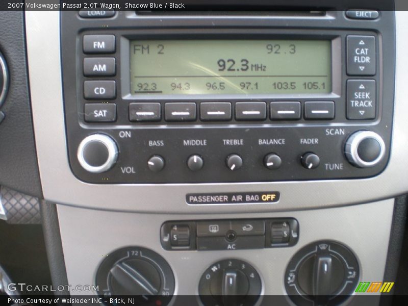 Shadow Blue / Black 2007 Volkswagen Passat 2.0T Wagon
