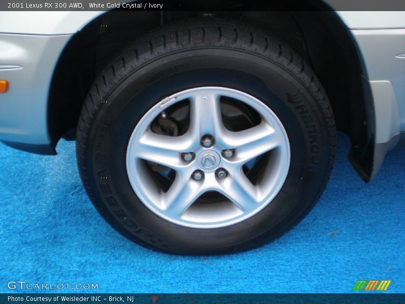 White Gold Crystal / Ivory 2001 Lexus RX 300 AWD