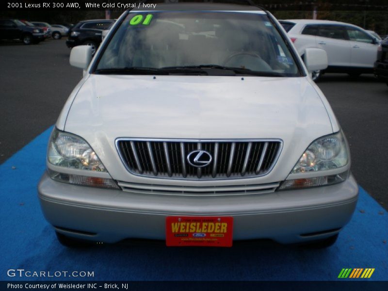 White Gold Crystal / Ivory 2001 Lexus RX 300 AWD