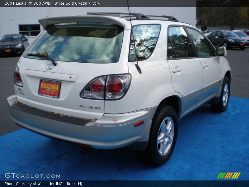 White Gold Crystal / Ivory 2001 Lexus RX 300 AWD