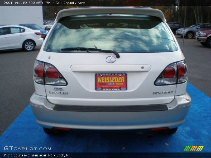 White Gold Crystal / Ivory 2001 Lexus RX 300 AWD