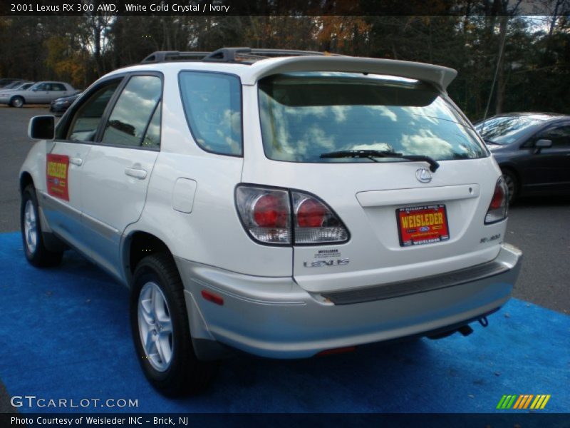White Gold Crystal / Ivory 2001 Lexus RX 300 AWD