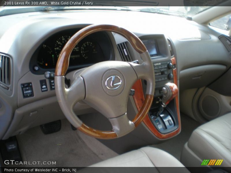 White Gold Crystal / Ivory 2001 Lexus RX 300 AWD