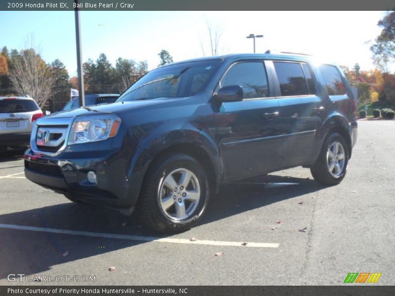 Bali Blue Pearl / Gray 2009 Honda Pilot EX