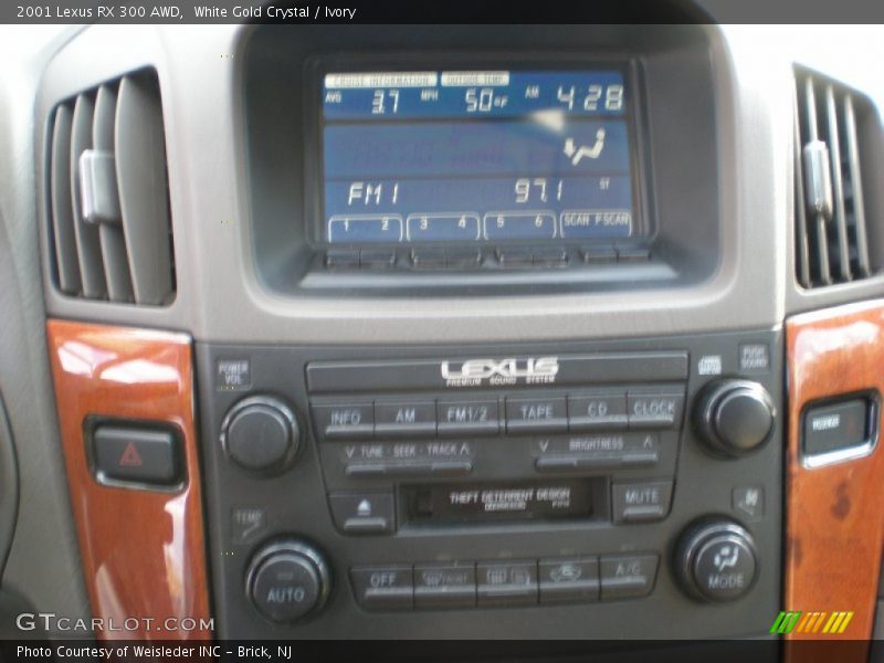 White Gold Crystal / Ivory 2001 Lexus RX 300 AWD