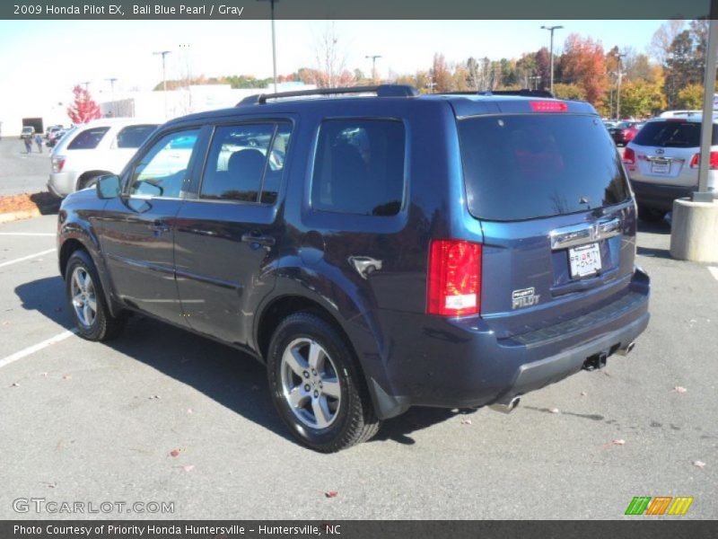 Bali Blue Pearl / Gray 2009 Honda Pilot EX