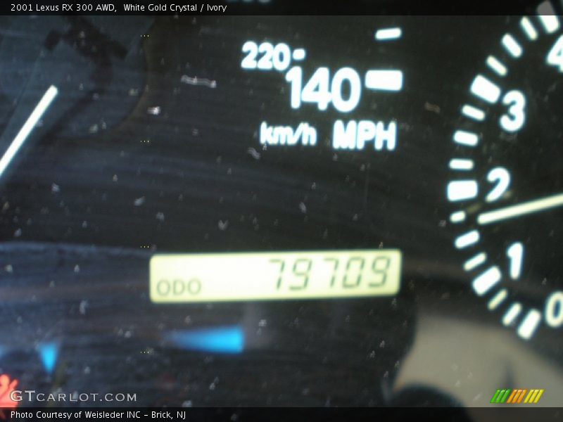 White Gold Crystal / Ivory 2001 Lexus RX 300 AWD
