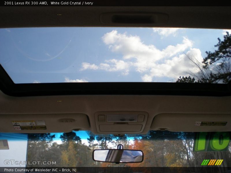 White Gold Crystal / Ivory 2001 Lexus RX 300 AWD