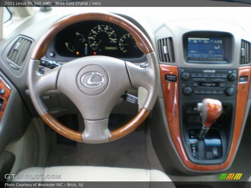 White Gold Crystal / Ivory 2001 Lexus RX 300 AWD