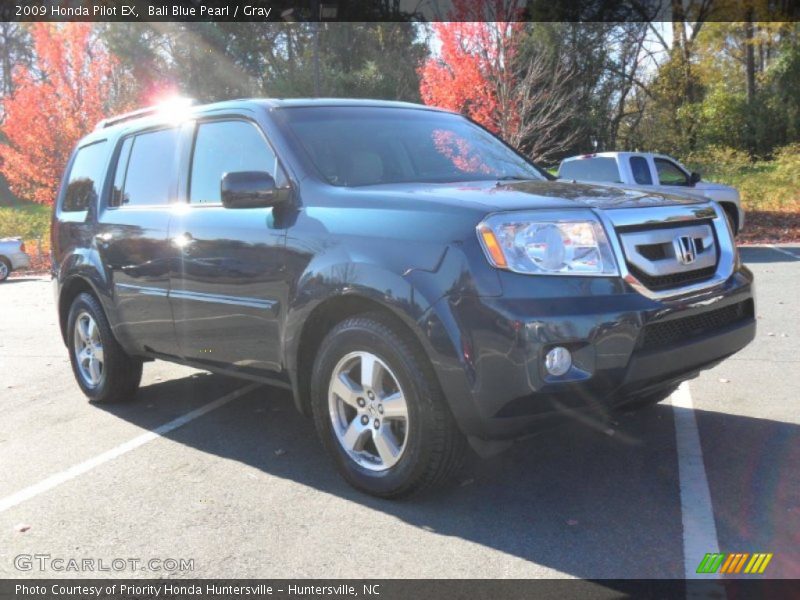 Bali Blue Pearl / Gray 2009 Honda Pilot EX