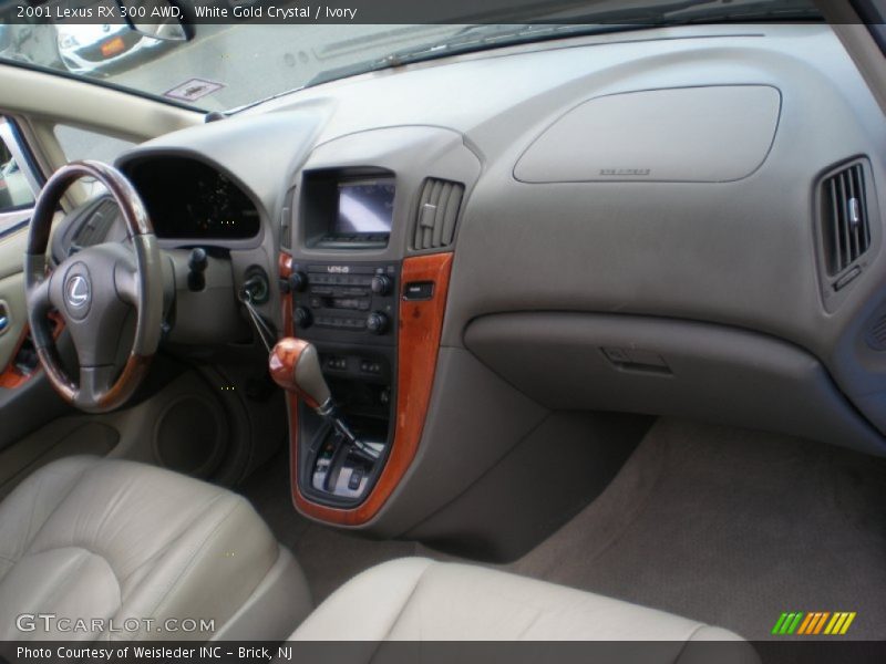 White Gold Crystal / Ivory 2001 Lexus RX 300 AWD