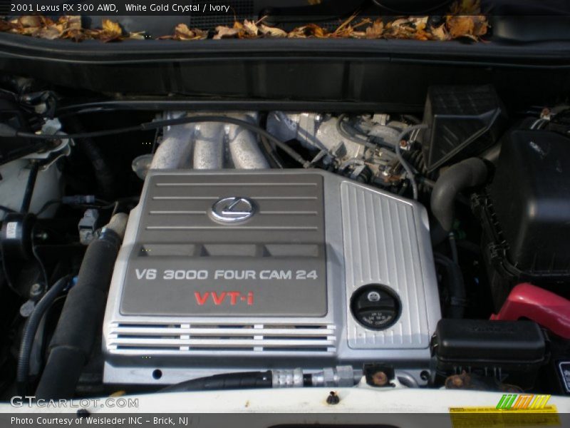 White Gold Crystal / Ivory 2001 Lexus RX 300 AWD