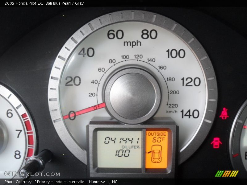Bali Blue Pearl / Gray 2009 Honda Pilot EX