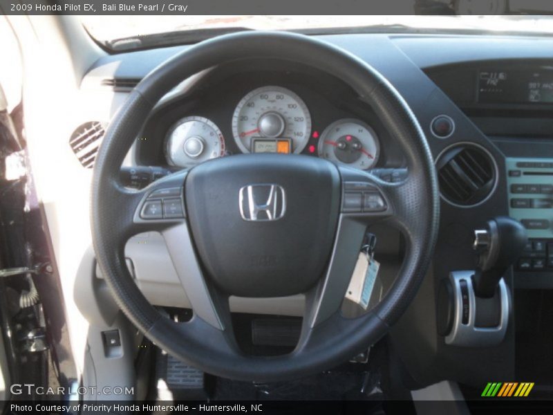 Bali Blue Pearl / Gray 2009 Honda Pilot EX