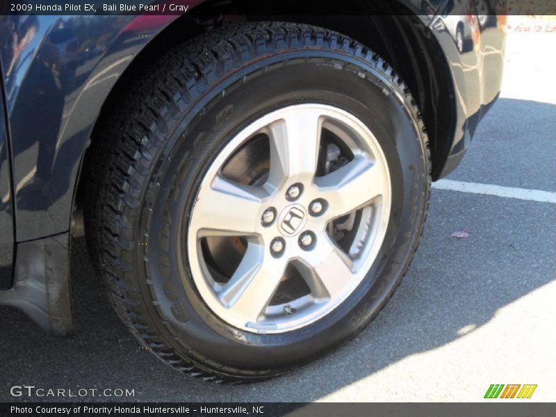 Bali Blue Pearl / Gray 2009 Honda Pilot EX
