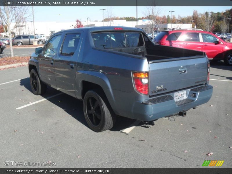 Steel Blue Metallic / Gray 2006 Honda Ridgeline RTS