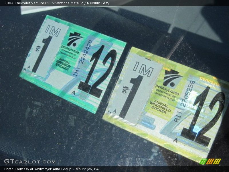 Silverstone Metallic / Medium Gray 2004 Chevrolet Venture LS