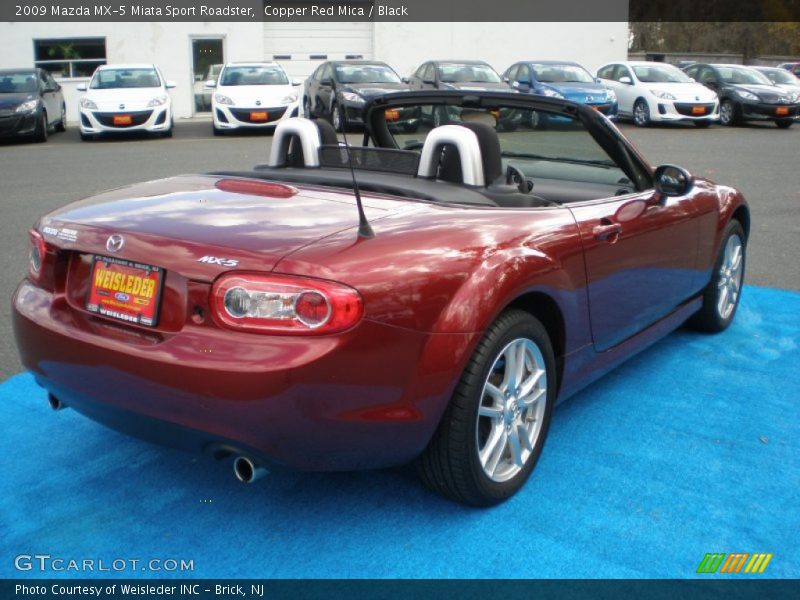 Copper Red Mica / Black 2009 Mazda MX-5 Miata Sport Roadster