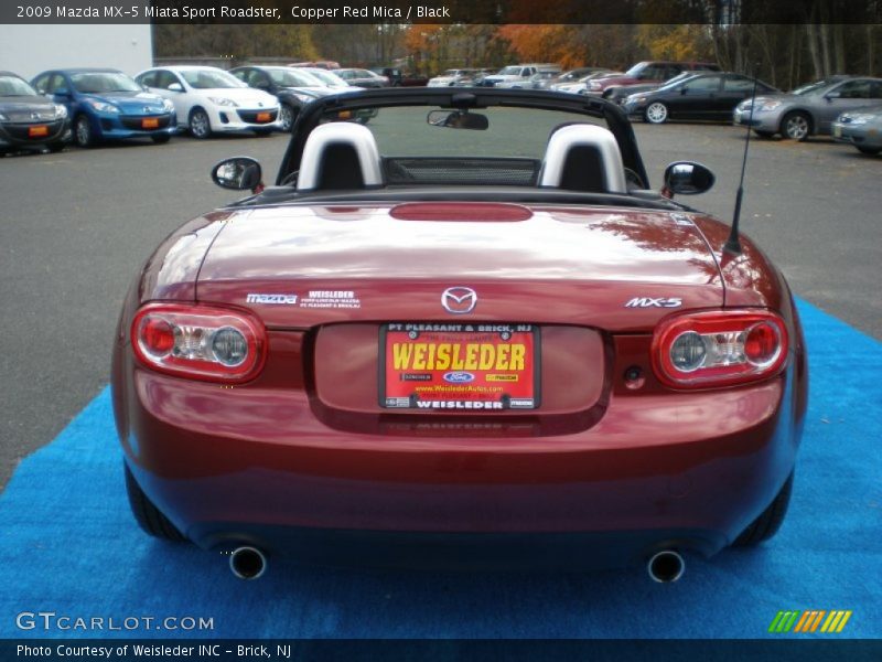 Copper Red Mica / Black 2009 Mazda MX-5 Miata Sport Roadster