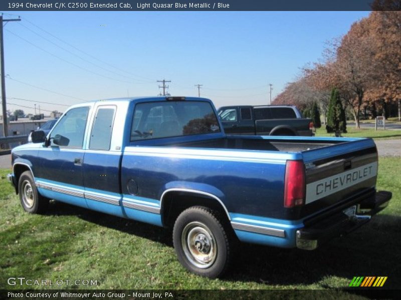 Light Quasar Blue Metallic / Blue 1994 Chevrolet C/K C2500 Extended Cab