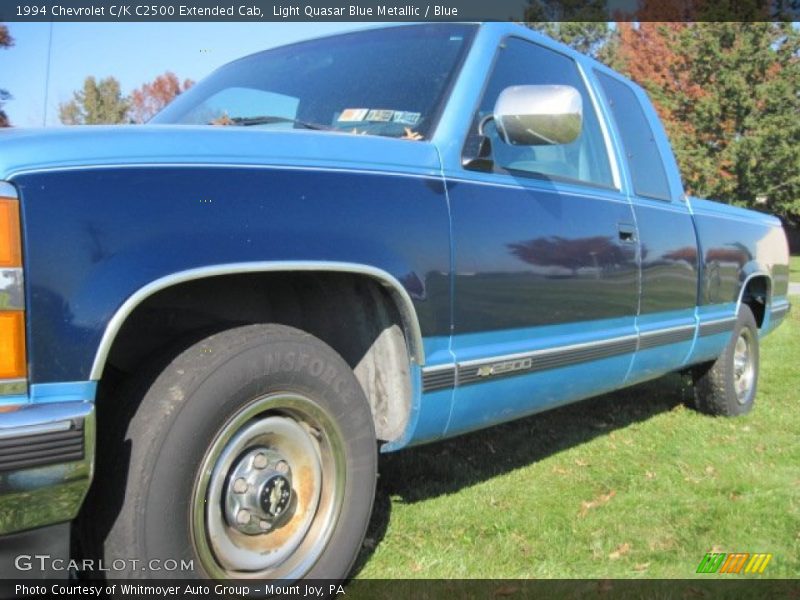 Light Quasar Blue Metallic / Blue 1994 Chevrolet C/K C2500 Extended Cab