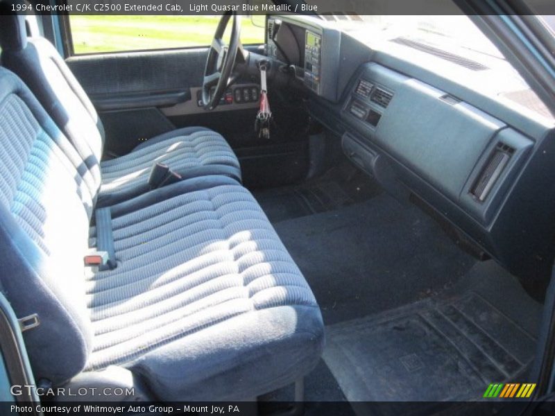 Light Quasar Blue Metallic / Blue 1994 Chevrolet C/K C2500 Extended Cab