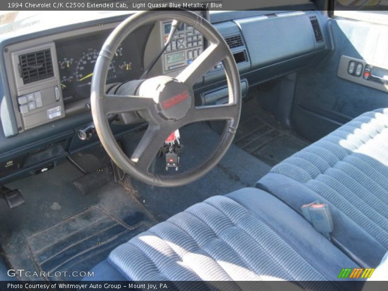 Blue Interior - 1994 C/K C2500 Extended Cab 