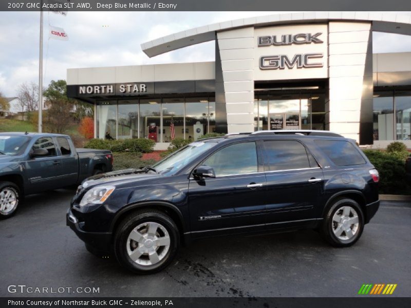 Deep Blue Metallic / Ebony 2007 GMC Acadia SLT AWD