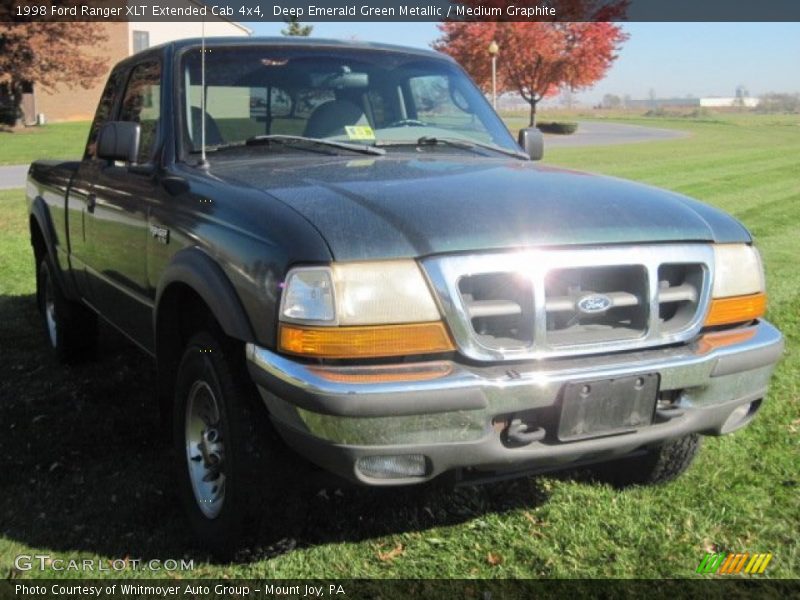Deep Emerald Green Metallic / Medium Graphite 1998 Ford Ranger XLT Extended Cab 4x4