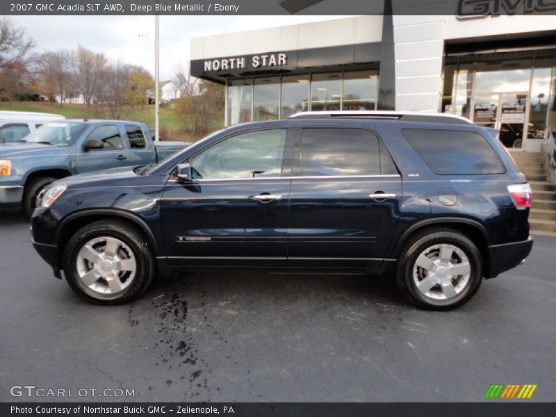Deep Blue Metallic / Ebony 2007 GMC Acadia SLT AWD