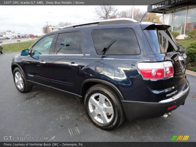 Deep Blue Metallic / Ebony 2007 GMC Acadia SLT AWD