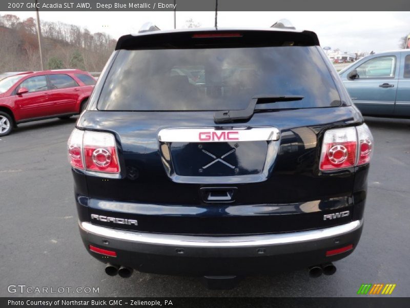 Deep Blue Metallic / Ebony 2007 GMC Acadia SLT AWD