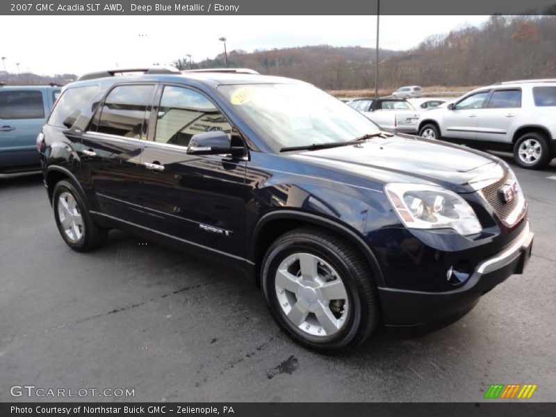 Deep Blue Metallic / Ebony 2007 GMC Acadia SLT AWD