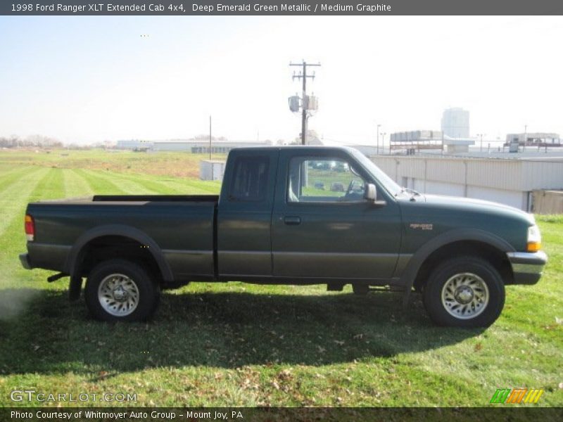 Deep Emerald Green Metallic / Medium Graphite 1998 Ford Ranger XLT Extended Cab 4x4