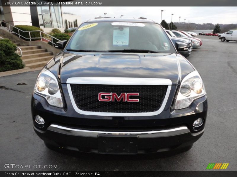 Deep Blue Metallic / Ebony 2007 GMC Acadia SLT AWD
