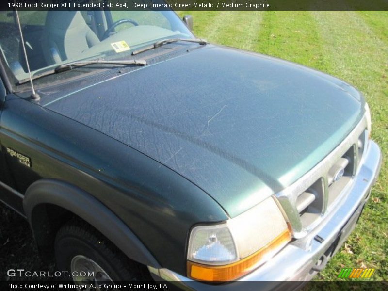 Deep Emerald Green Metallic / Medium Graphite 1998 Ford Ranger XLT Extended Cab 4x4