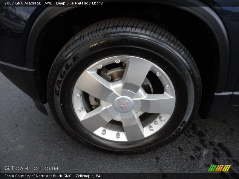 Deep Blue Metallic / Ebony 2007 GMC Acadia SLT AWD