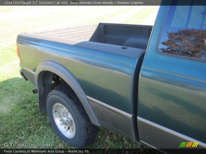 Deep Emerald Green Metallic / Medium Graphite 1998 Ford Ranger XLT Extended Cab 4x4