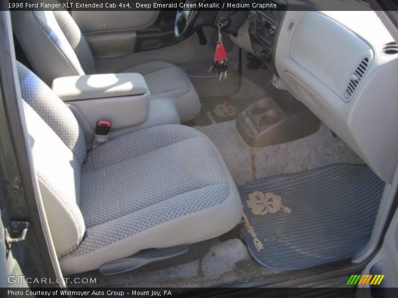 Deep Emerald Green Metallic / Medium Graphite 1998 Ford Ranger XLT Extended Cab 4x4