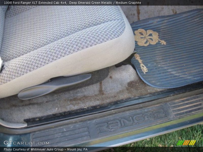 Deep Emerald Green Metallic / Medium Graphite 1998 Ford Ranger XLT Extended Cab 4x4