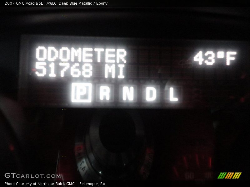 Deep Blue Metallic / Ebony 2007 GMC Acadia SLT AWD