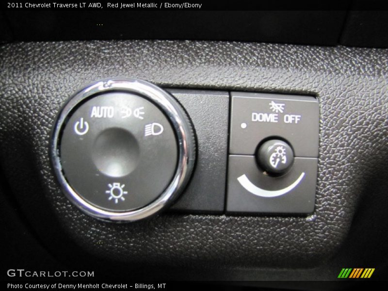Red Jewel Metallic / Ebony/Ebony 2011 Chevrolet Traverse LT AWD