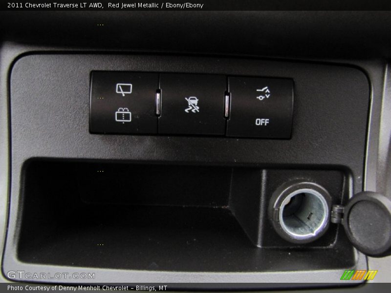 Red Jewel Metallic / Ebony/Ebony 2011 Chevrolet Traverse LT AWD
