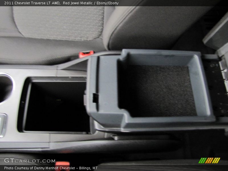 Red Jewel Metallic / Ebony/Ebony 2011 Chevrolet Traverse LT AWD