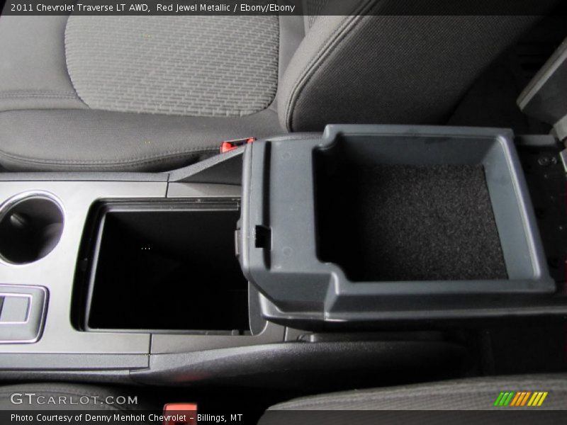 Red Jewel Metallic / Ebony/Ebony 2011 Chevrolet Traverse LT AWD