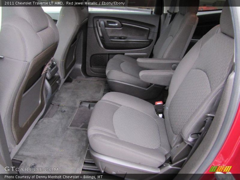 Red Jewel Metallic / Ebony/Ebony 2011 Chevrolet Traverse LT AWD