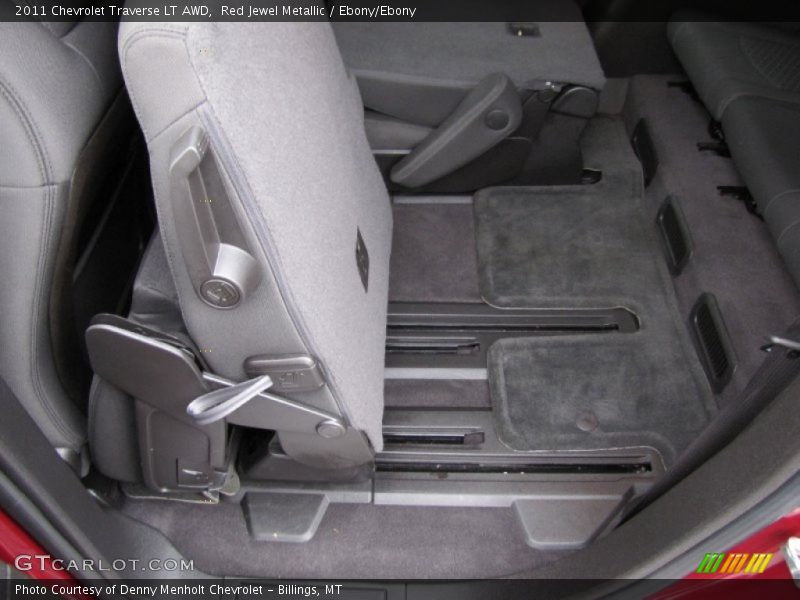 Red Jewel Metallic / Ebony/Ebony 2011 Chevrolet Traverse LT AWD